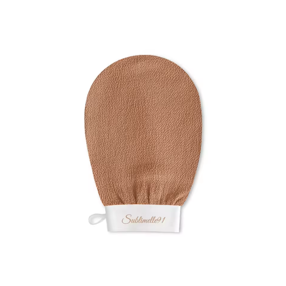Lot de 2 Gant de bain exfoliant Kessa marocain pour un gommage corporel plus doux