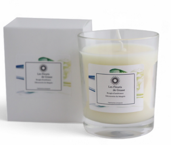 Bougie parfumée 130g-Elégance artisanale