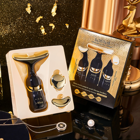 Appareil de lifting du visage soin 3 en 1 masseur facial anti-rides