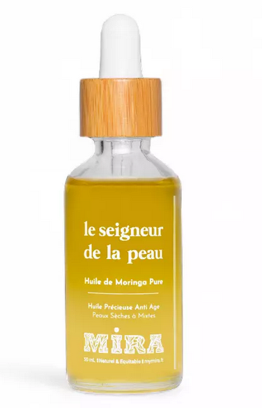 Huile de moringa pure - Rides, perte d'élasticité